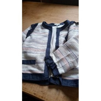 Veste MissMiss galon bleu