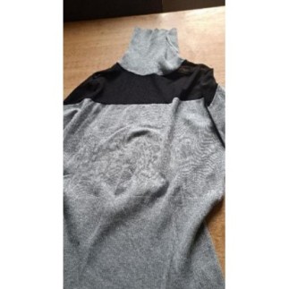 Pull gris noir Morgan 