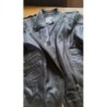 Veste cuir marron 