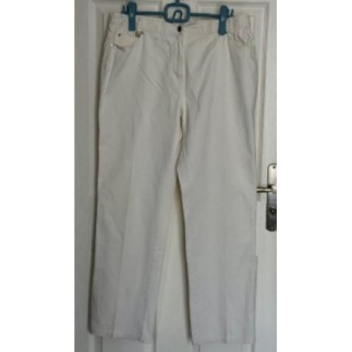Pantalon blanc toile légère...