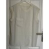 Chemise sans manches blanche T44