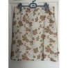 Jupe crème motifs fleurs Anne Weyburn T46