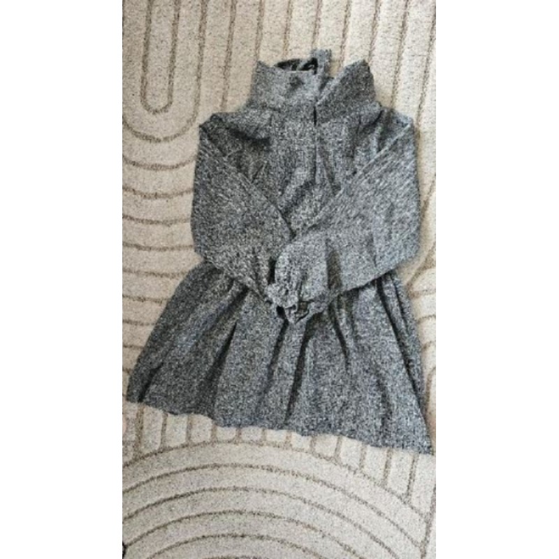 SANS MARQUE TXL mais plutôt M/L tunique gris clair chiné - CJ