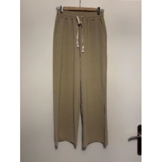 Pantalon beige fluide 36