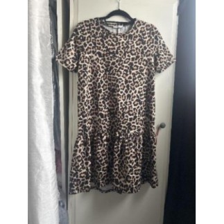 Robe courte Zara léopard...