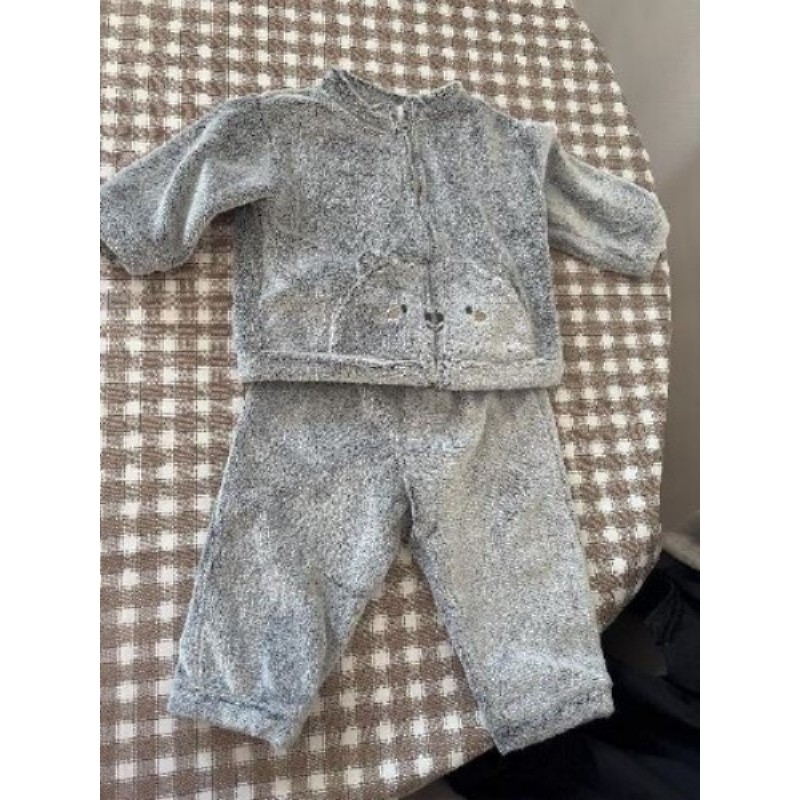 Ensemble polaire gris  taille 18 mois