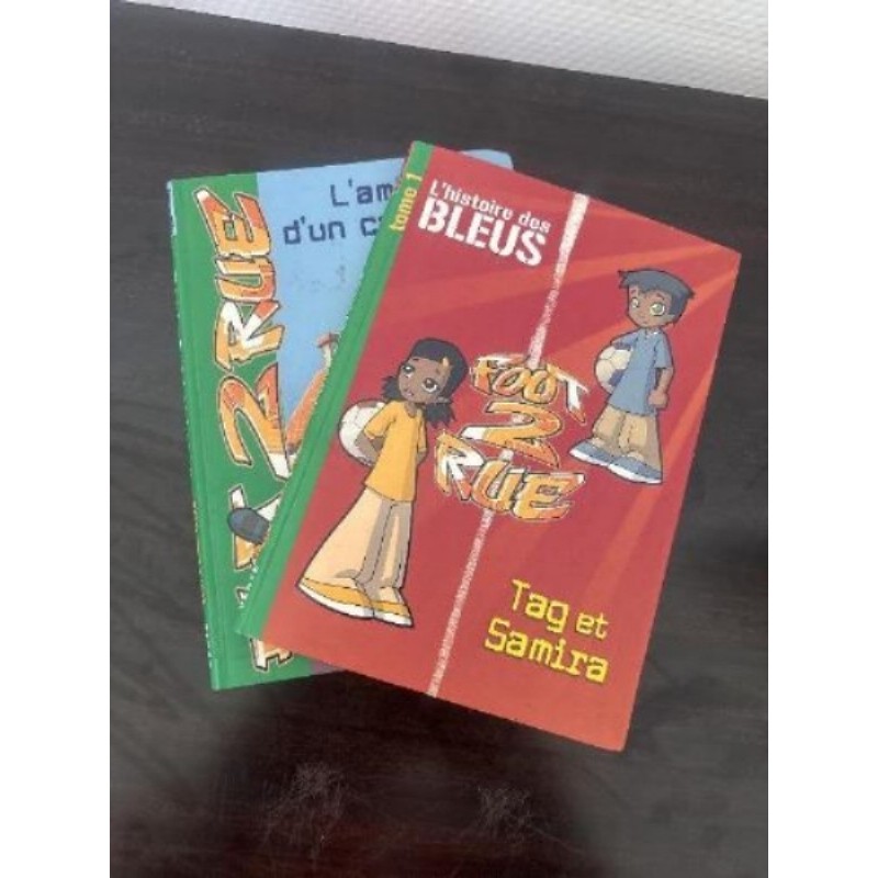 Lot 2 livre foot de rue 