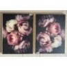 2 Tableaux fleur