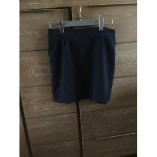 Jupe bleue marine taille L 