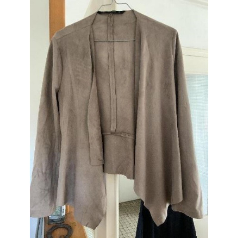 Veste en daim Zara
