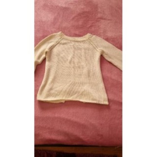 Pull beige pailletée Etam T M