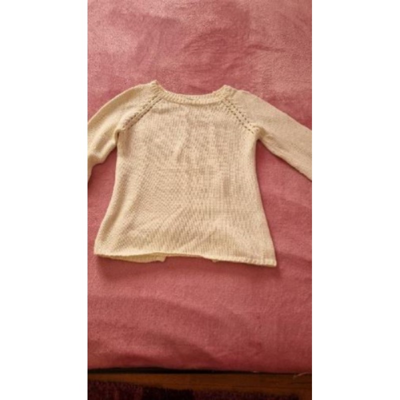 Pull beige pailletée Etam T M