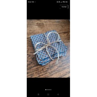 Carré de coton lavable fait...