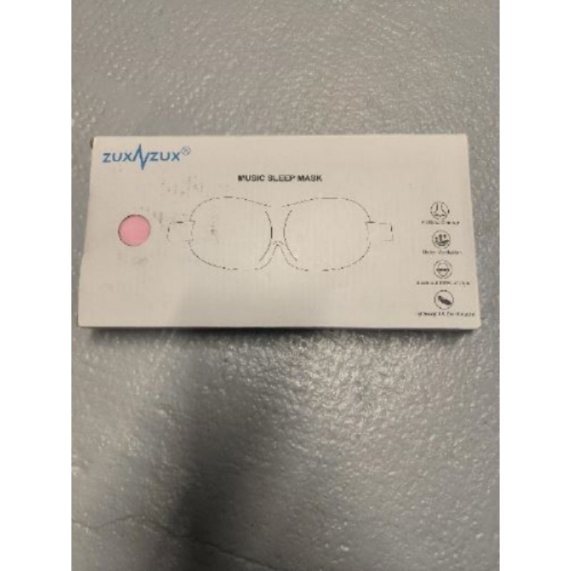 Masque yeux musical, relaxant, rose et noir. Fonctionne parfaitement 