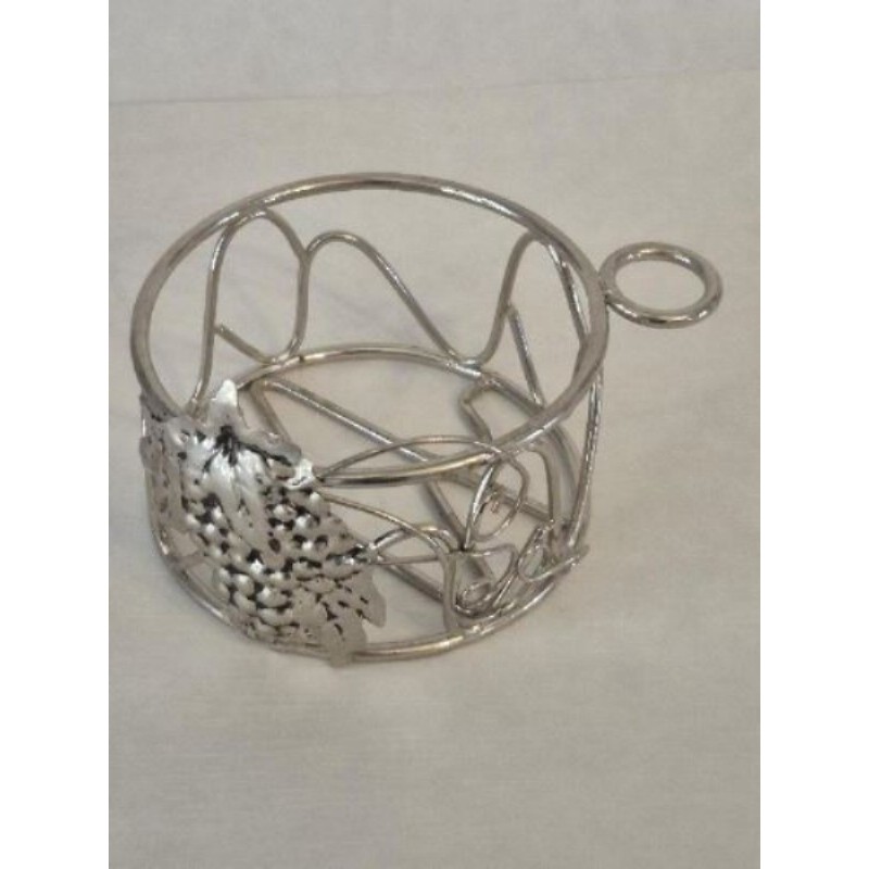 Porte-bouteille argenté