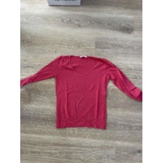 Pull Col V fuchsia camaïeu...