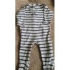 Pyjama bout chou rayé  3 mois