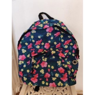 Sac à dos fleurie vert 