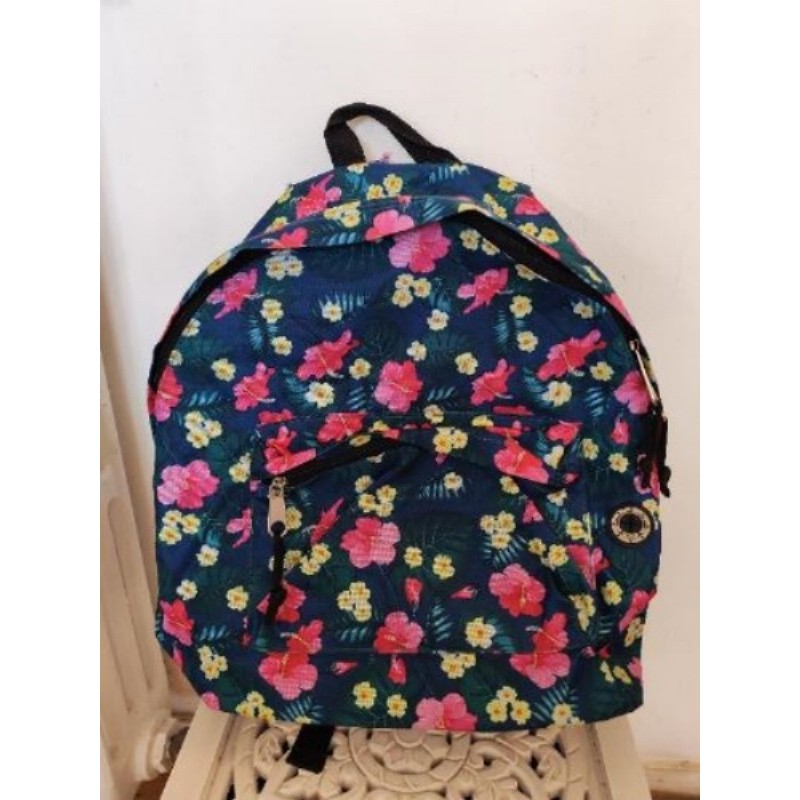 Sac à dos fleurie vert 