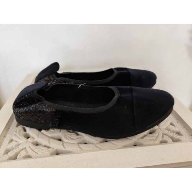 Ballerine noire Saxo blues  38 neuf 