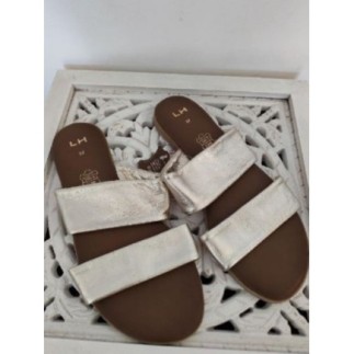 Sandale La Halle rose gold...