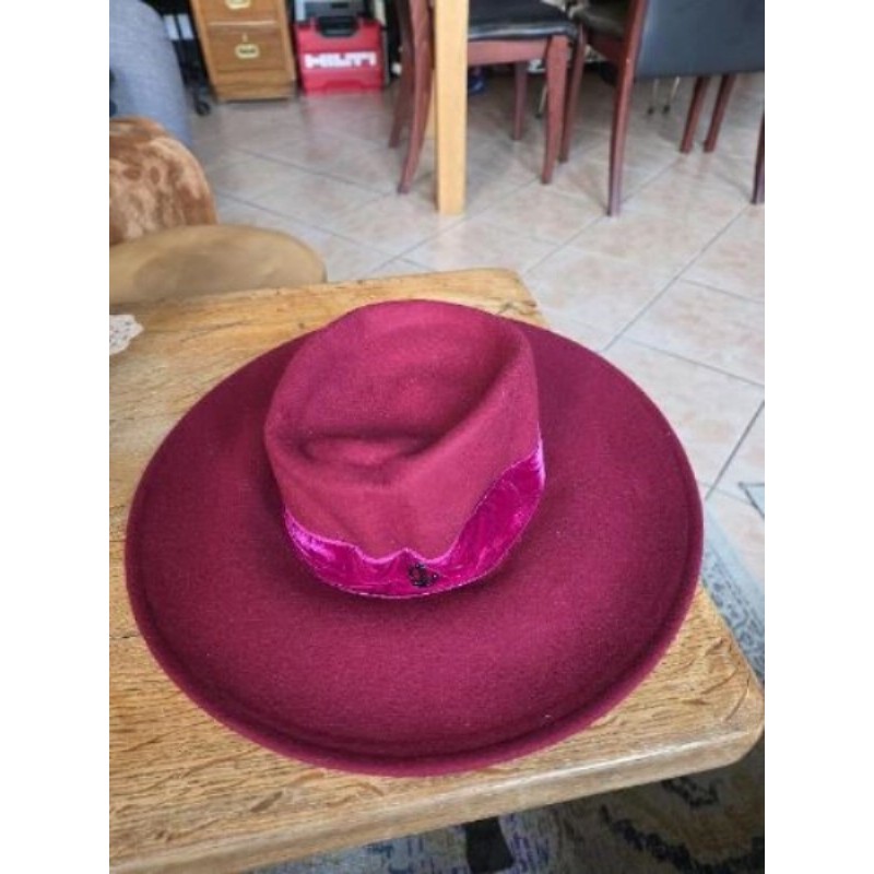 Chapeau JOE'S PARIS TAILLE 55CM bordeaux 