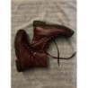 Bottines CUIR, Bordeaux P38