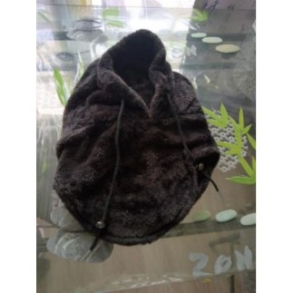 Cagoule polaire noir 