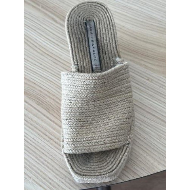 Chaussures à talons, compensées Zara en corde, taille 36