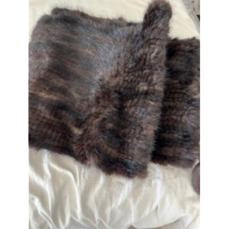 Écharpe en vison véritable 