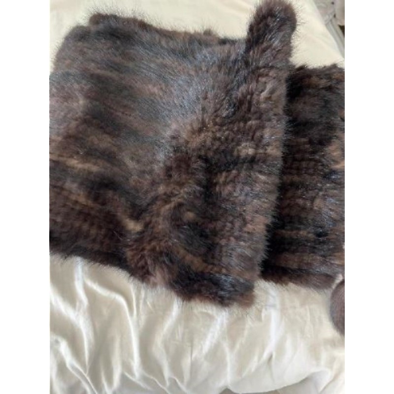 Écharpe en vison véritable 