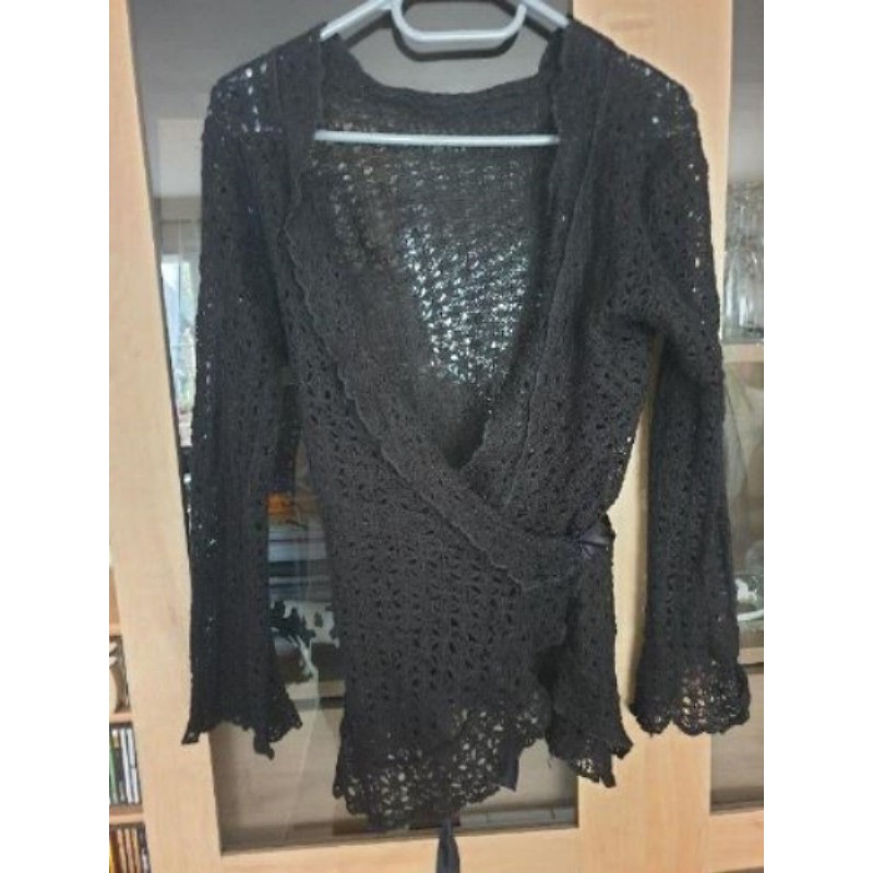 Gilet maille noir taille M