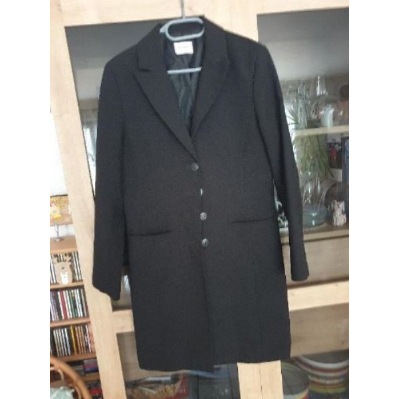 Veste longue noire taille M