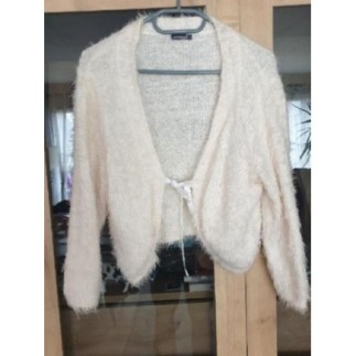 Petit gilet court beige