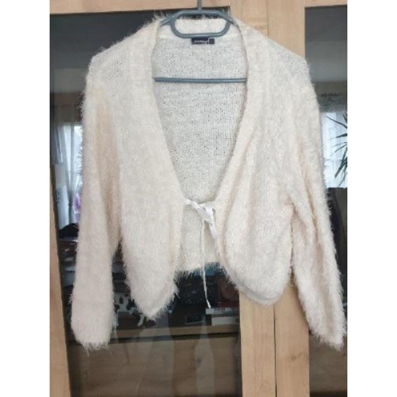 Petit gilet court beige