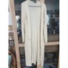 Long gilet beige taille M