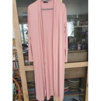 Grand gilet rose taille M