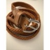 Ceinture tressée marron clair