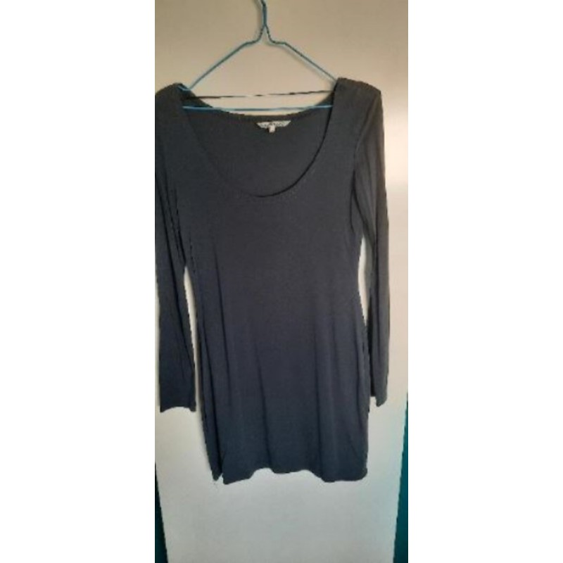 robe coton C&A bleu foncé T L