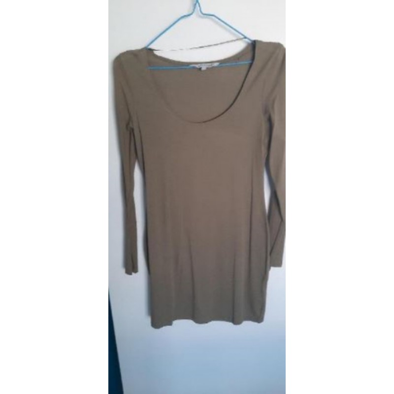 robe coton couleur kaki C&A T L