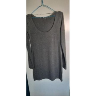 robe coton grise C&A T L