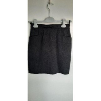 jupe courte grise ETAM T38
