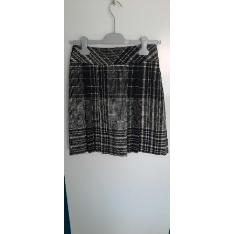  jupe plissée à carreaux CAROLL T36