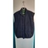doudoune sans manche réversible bleu marine/vert HOMME T XXL