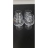 lot de 4 verres à cognac/cocktail en cristal