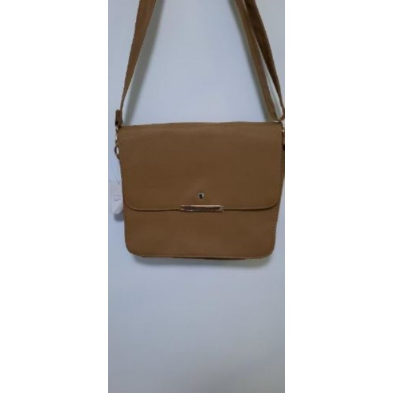 sac à main beige matière synthétique