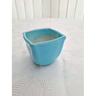 PETIT CACHE POT TURQUOISE 6 CM