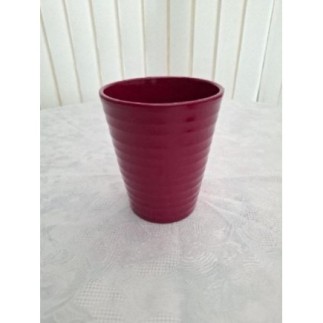 CACHE POT FUSHIA H16 CM