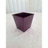 POT METAL CARRE VIOLET H8