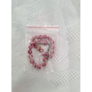 BRACELET PERLES ROSES